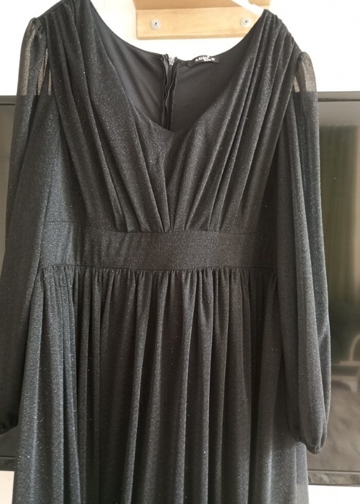 SİMLİ TÜL ABİYE  - Görsel 5