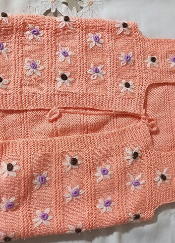 El emeği örgü yelek ,ceket  - Görsel 10