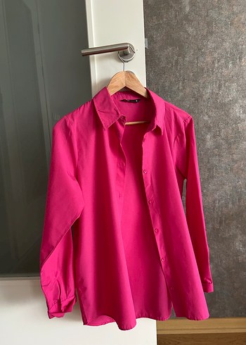 Oversize Fuşya Gömlek