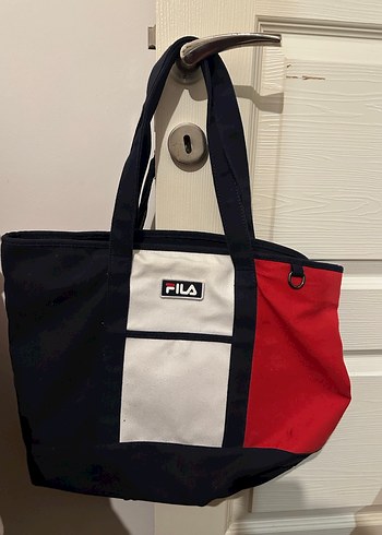 FILA Kırmızı Baskılı Fermuarlı Kadın Çanta - Görsel 2