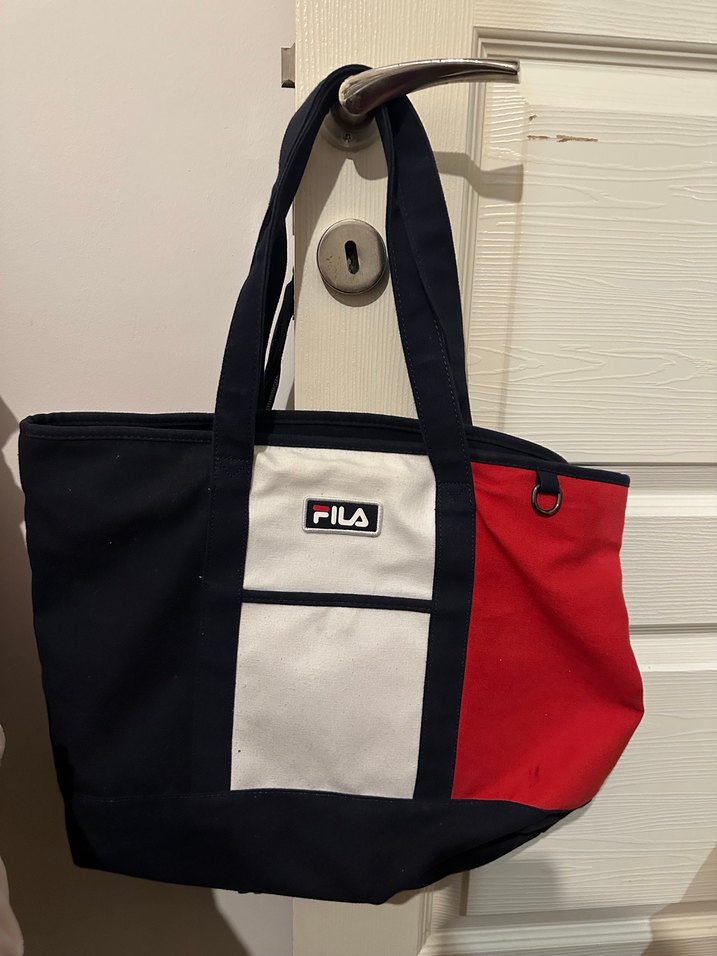 FILA Kırmızı Baskılı Fermuarlı Kadın Çanta - Görsel 2