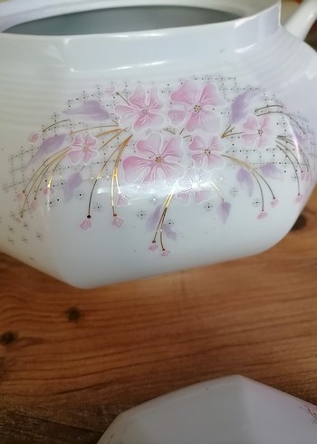 Desenli Kütahya porselen 30 yıllık - Görsel 3