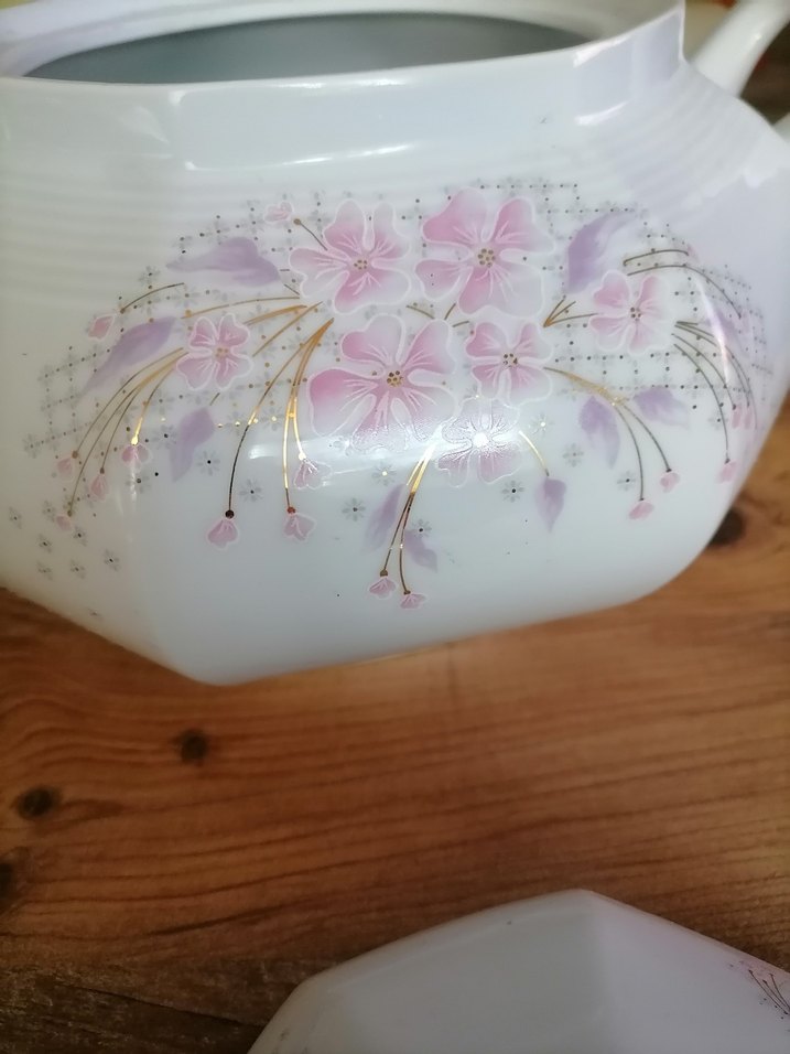 Desenli Kütahya porselen 30 yıllık - Görsel 3