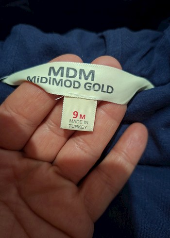 Mavi i Kapüşonlu Bebek Astronot Tulum, Fermuarlı, Desenli - Görsel 6