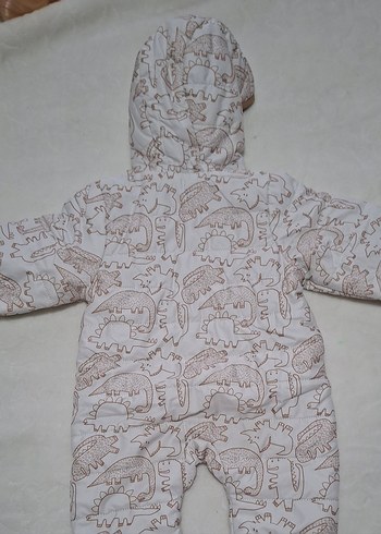 Kapüşonlu Bebek Kış Tulumu, Fermuarlı - Görsel 3