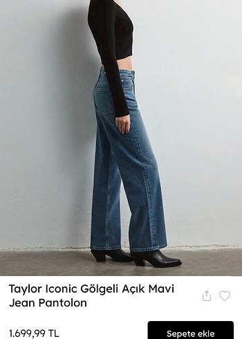 Mavi Taylor Iconic Gölgeli Açık Mavi Jean Pantolon