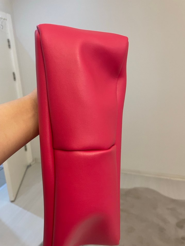 Pembe Deri Minimalist Kadın Çanta - Görsel 3