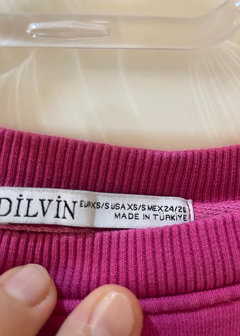 Kadın Pembe Oversize Sweatshirt - Görsel 2