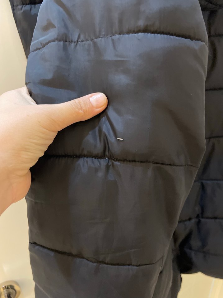 Kadın Siyah Kapitone Uzun Kış Montu - Görsel 5