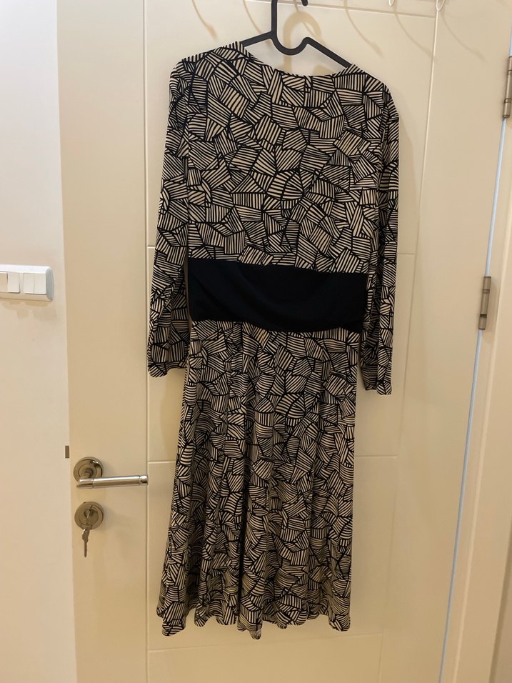 Uzun, Desenli Hemşirelik Sabahlığı - Görsel 3