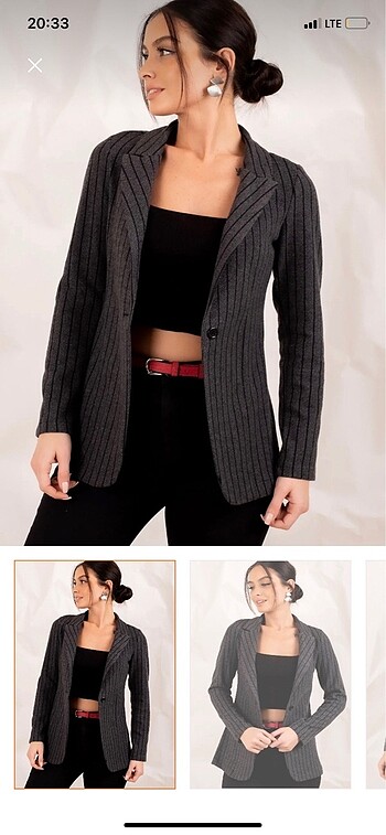 Armonika S beden blazer ceket