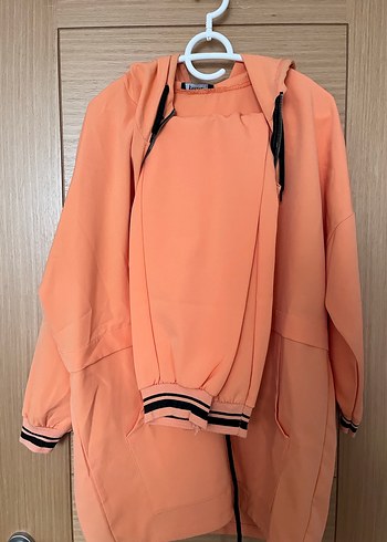 Somon rengi eşofman takımı - Görsel 3