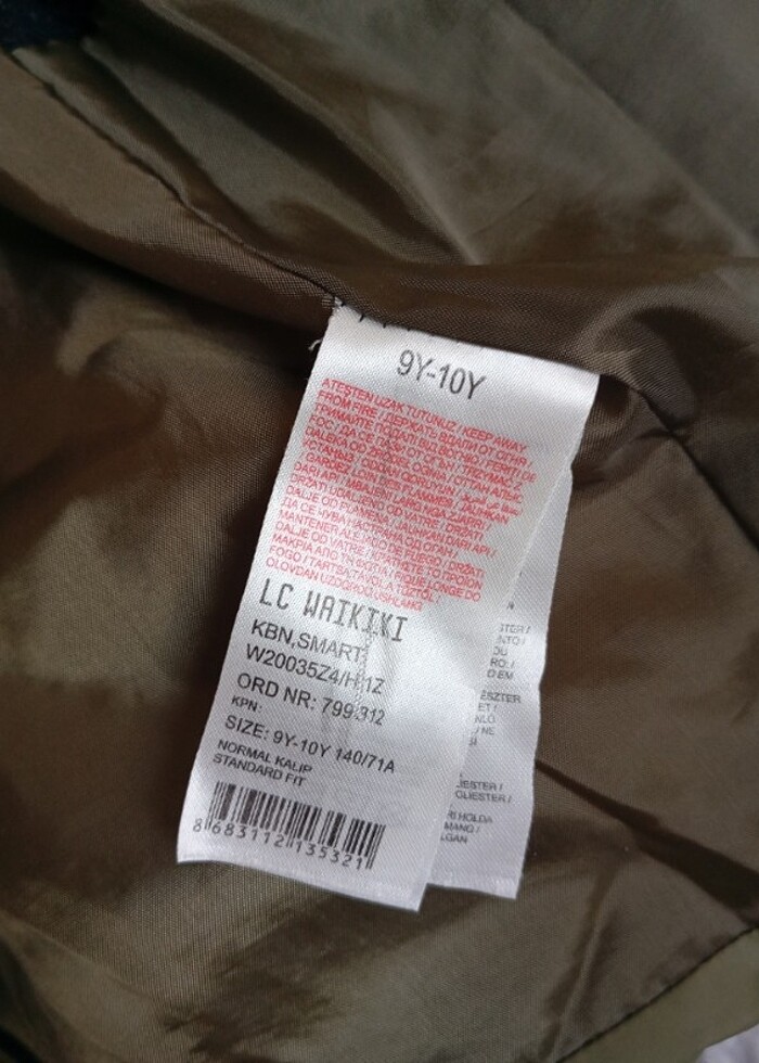 Erkek çoçuk mont - Görsel 4