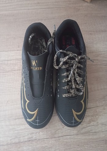 Siyah Yılan Desenli Erkek Futbol Ayakkabısı - Görsel 4