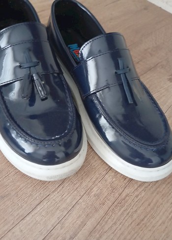 Erkek Çocuk Püsküllü Lacivert Ayakkabı - Görsel 2