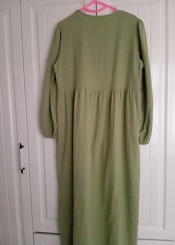 Düğmeli V Yaka müslim Kadın Gömlek - Görsel 4