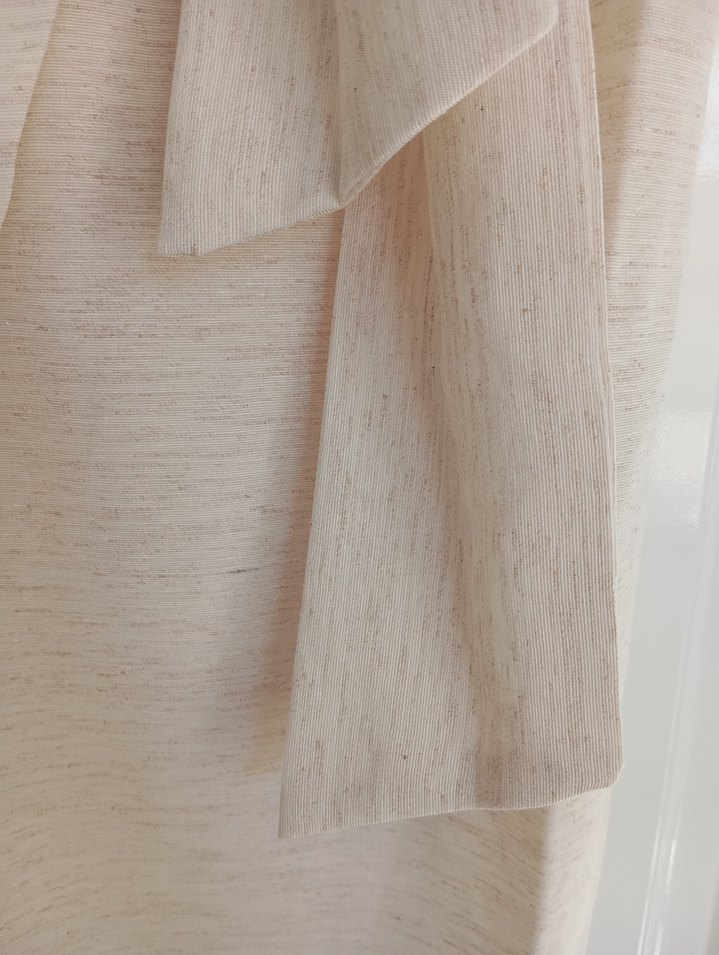 Bej önden baglamalı etek - Görsel 2