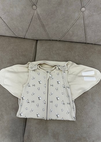 Organik Pamuklu Bebek Uyku Tulumu 0/6 ay - Görsel 5