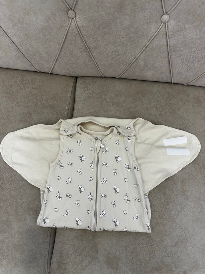 Organik Pamuklu Bebek Uyku Tulumu 0/6 ay - Görsel 5