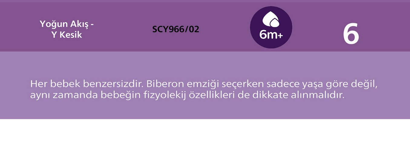 Yedek +6 ay Avent Biberon Başlık - Görsel 4