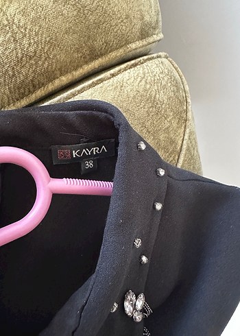 Zincir Detaylı Siyah Tunik - Görsel 4