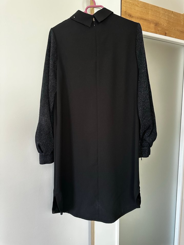 Zincir Detaylı Siyah Tunik - Görsel 5