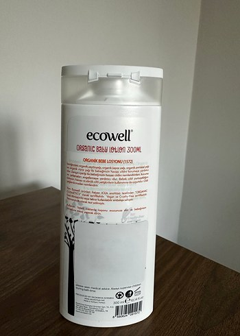 Ecowell Organik Bebek Losyonu (300 ml) - Görsel 2