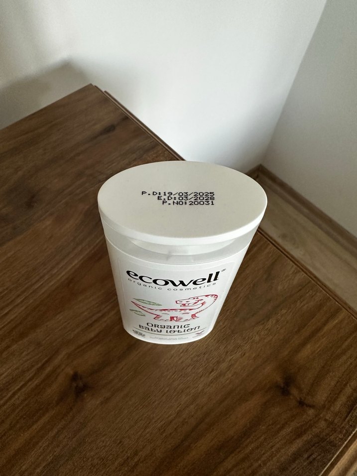 Ecowell Organik Bebek Losyonu (300 ml) - Görsel 3