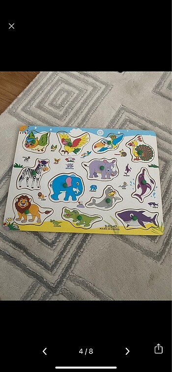  Beden Renk Ahşap puzzle