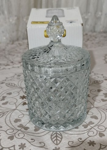 DIAMOND SUGAR BOWL KRİSTAL CAM ŞEKERLİK
