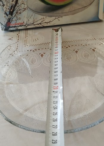 Beden beyaz Renk PAŞABAHÇE BAHARDALI CAM TABAK