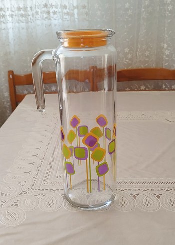 ŞEFFAF KAPAKLI CAM SÜRAHİ