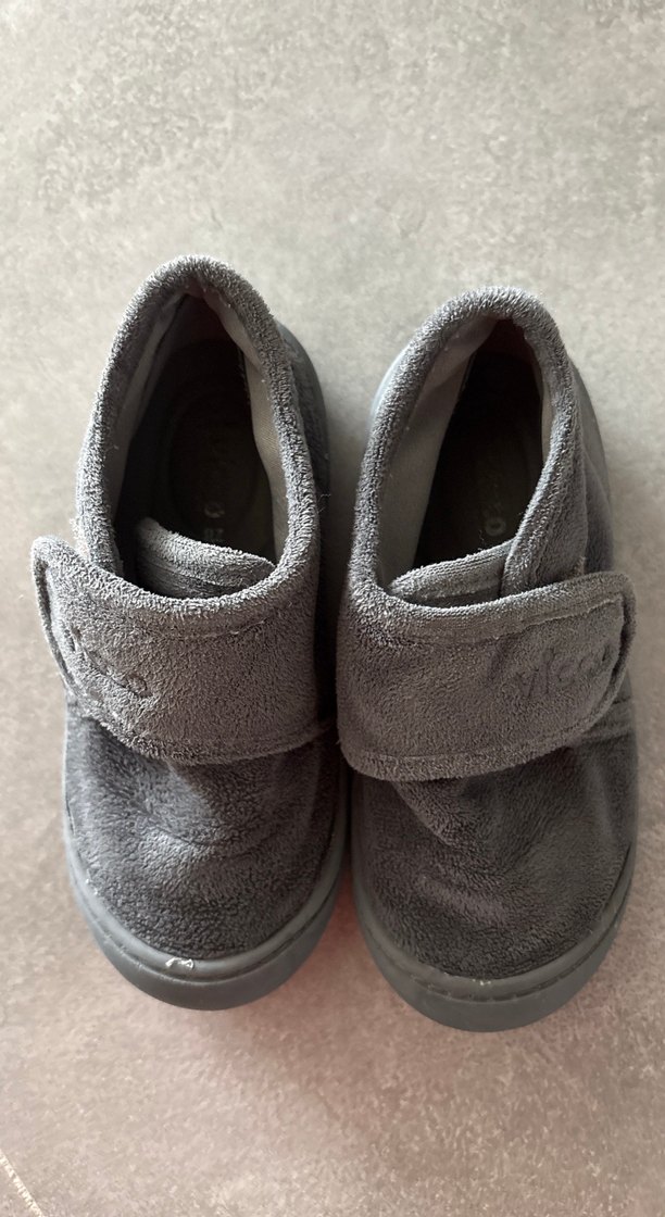 Erkek Çocuk Gri Sıcak Ev Terliği - Görsel 3