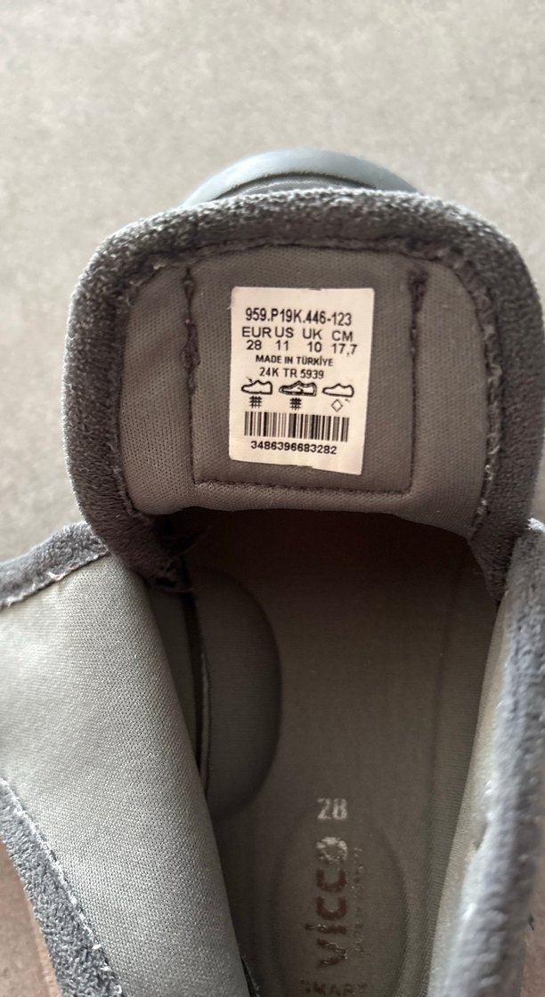 Erkek Çocuk Gri Sıcak Ev Terliği - Görsel 4