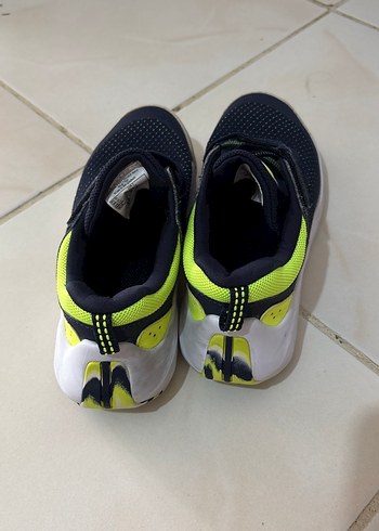 Erkek Çocuk Mavi Cırtlı Spor Ayakkabı - Görsel 3