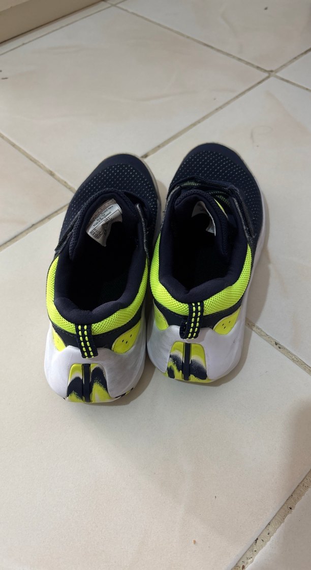 Erkek Çocuk Mavi Cırtlı Spor Ayakkabı - Görsel 3