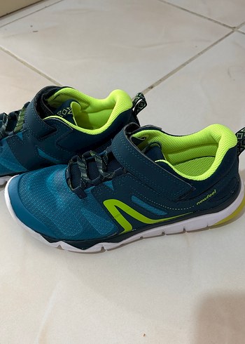 Çocuk Mavi Spor Ayakkabı Velcro Bantlı - Görsel 2