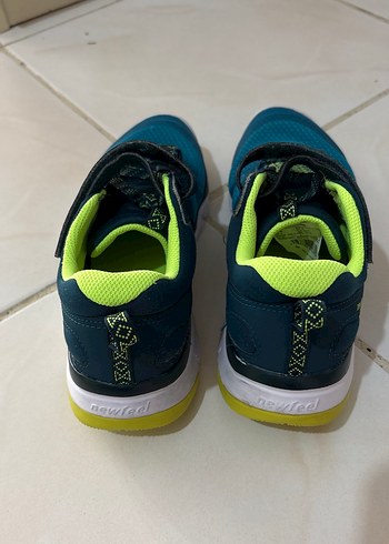 Çocuk Mavi Spor Ayakkabı Velcro Bantlı - Görsel 3