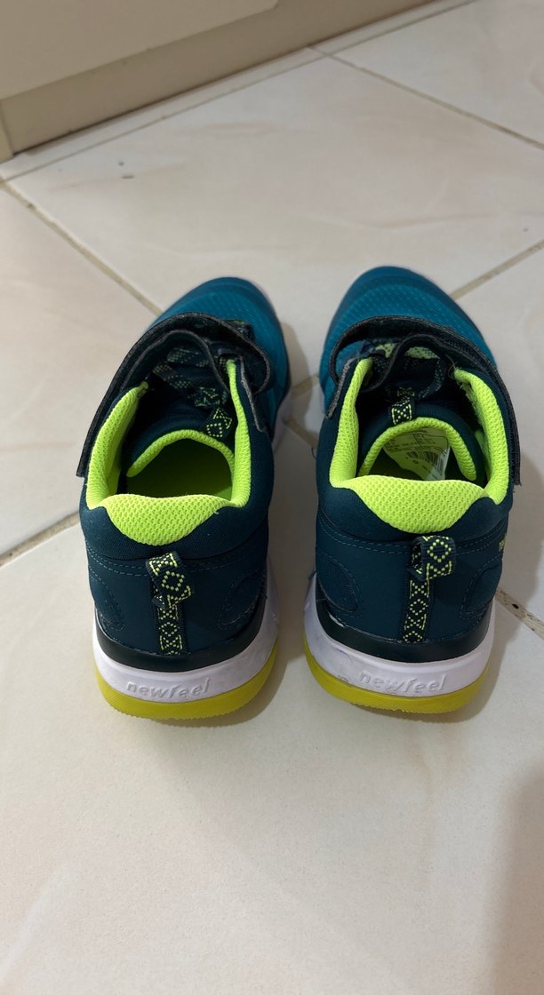 Çocuk Mavi Spor Ayakkabı Velcro Bantlı - Görsel 3