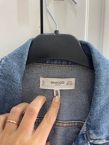 xs Beden Mango kot ceket