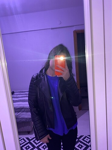 m Beden Deri ceket