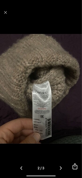 Defacto angora bere - Görsel 2