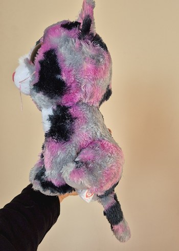 TY Beanie Boo's Lindi - Cat Pink Med - Görsel 4