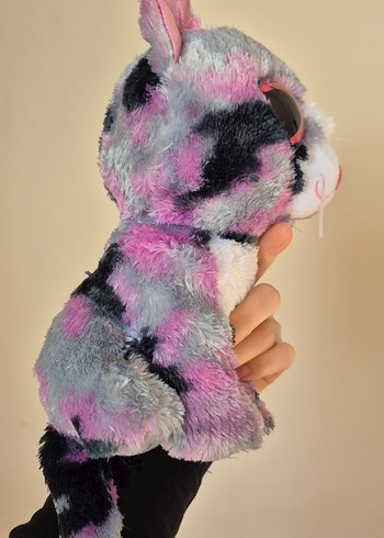 TY Beanie Boo's Lindi - Cat Pink Med - Görsel 6