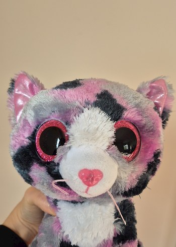 TY Beanie Boo's Lindi - Cat Pink Med - Görsel 2