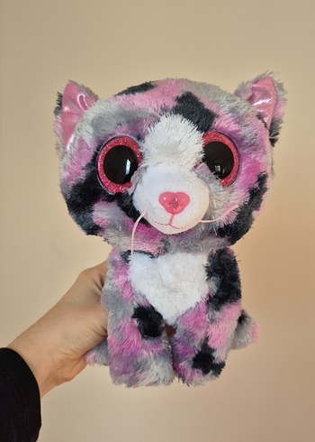TY Beanie Boo's Lindi - Cat Pink Med - Görsel 3