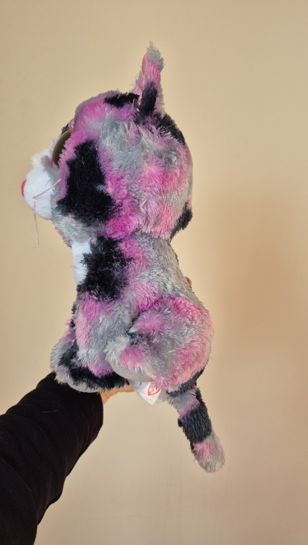 TY Beanie Boo's Lindi - Cat Pink Med - Görsel 4