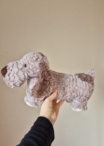 Kahverengi Yumuşak Sosis Köpek Peluş - Görsel 2