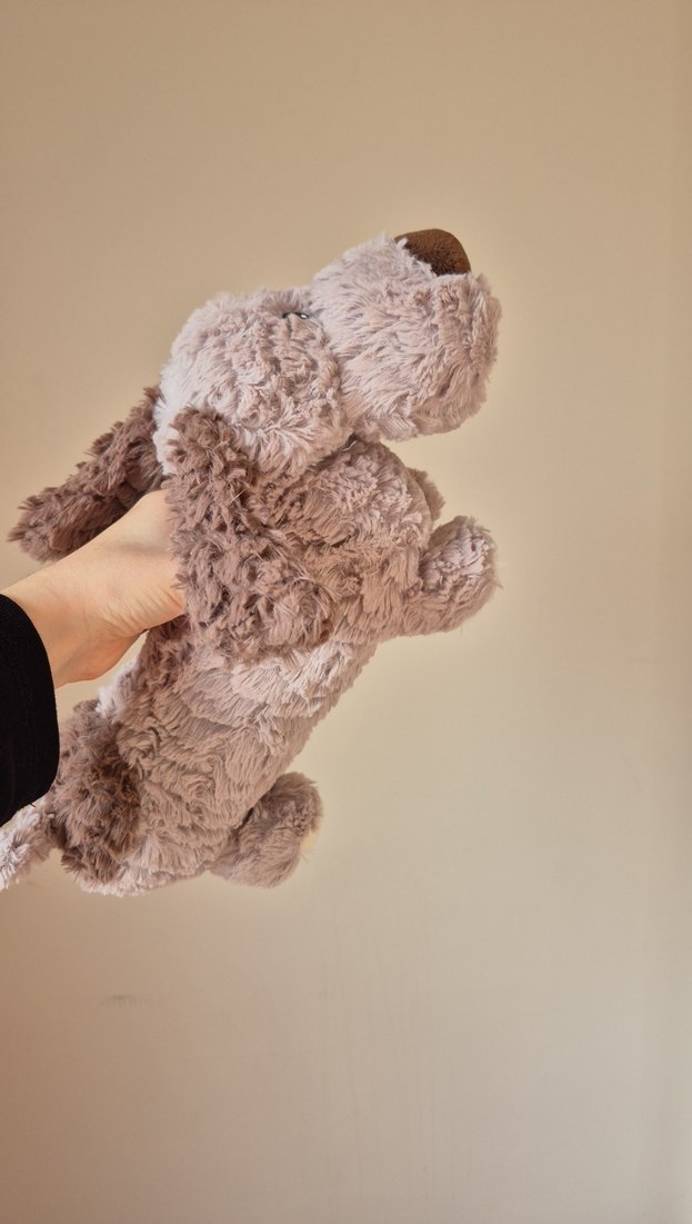 Kahverengi Yumuşak Sosis Köpek Peluş - Görsel 4