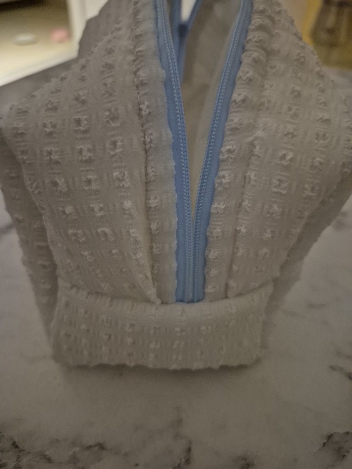 Bohem Tarzı Beyaz Makyaj Çantası - Görsel 2